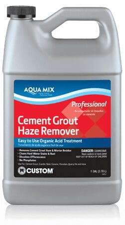 CEMENT GROUT HAZE REMOVER