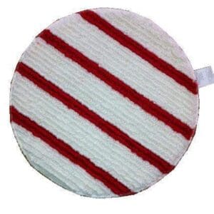 Red and White 17" Bonnet Pad