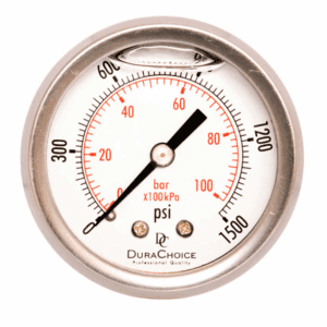 Stainless Steel - Oil Filled - Pressure Gauge